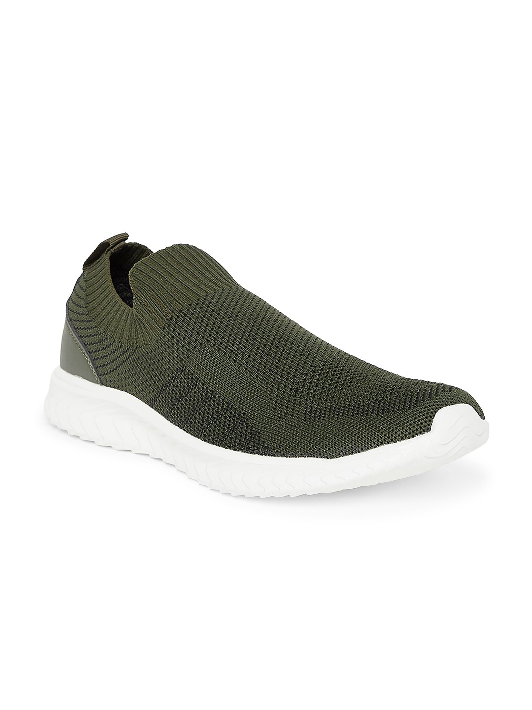 

Ajile by Pantaloons Men Olive Green Running Non-Marking Shoes