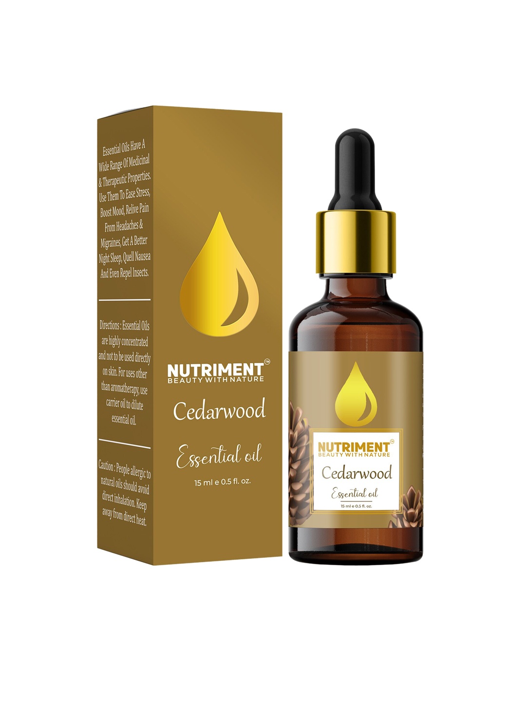 

Nutriment Brown Cedarwood Essential Oil 15ml