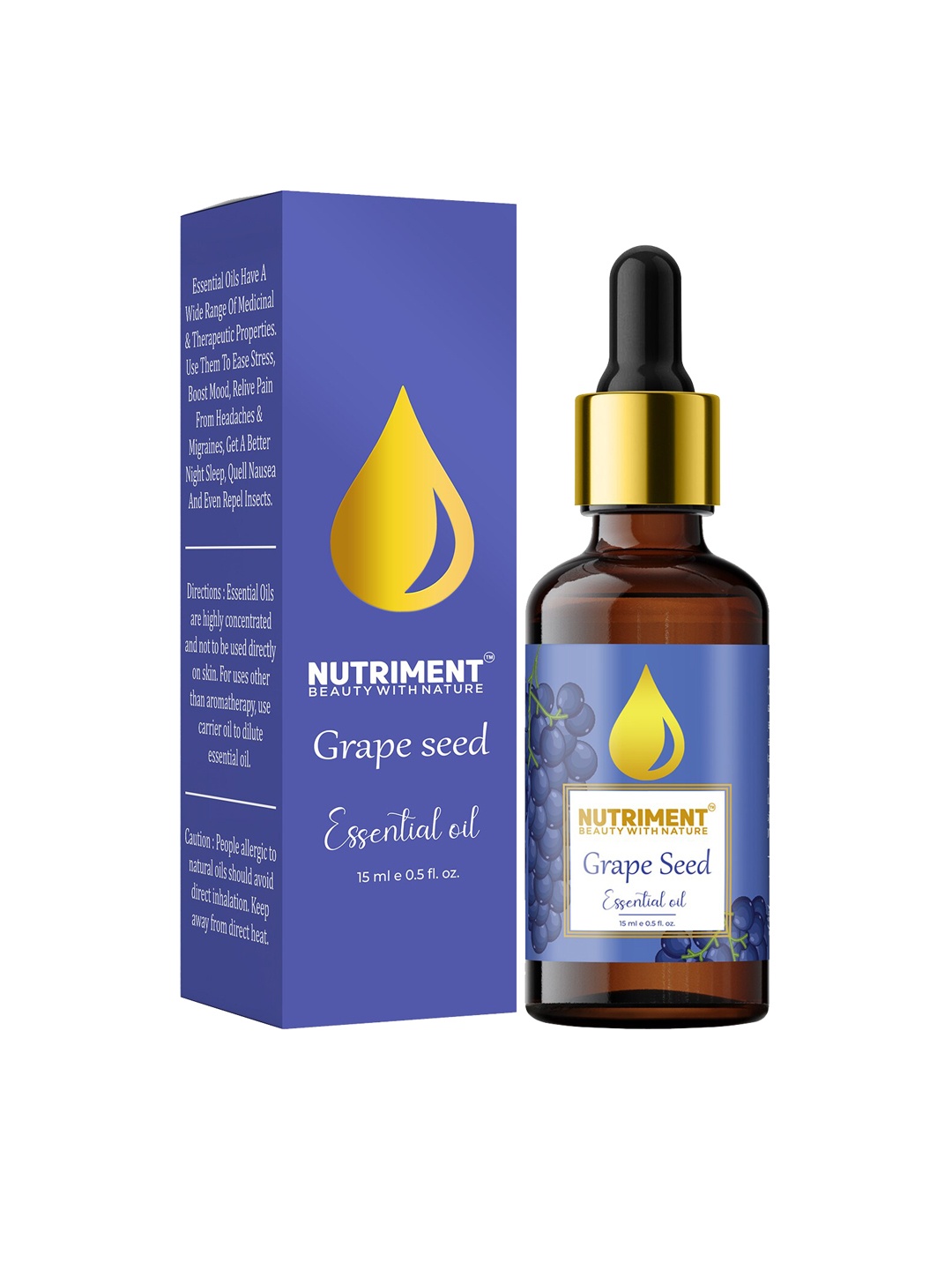 

Nutriment Blue Grape Seed Essential Oil 15ml