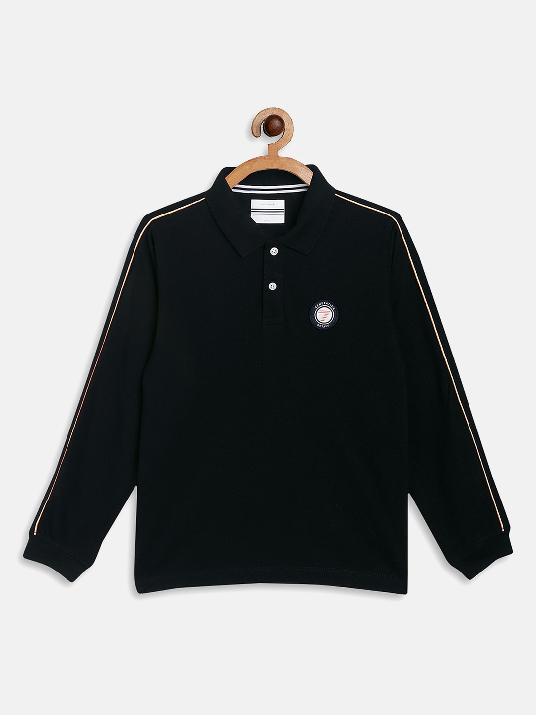 

Octave Boys Green Polo Collar T-shirt