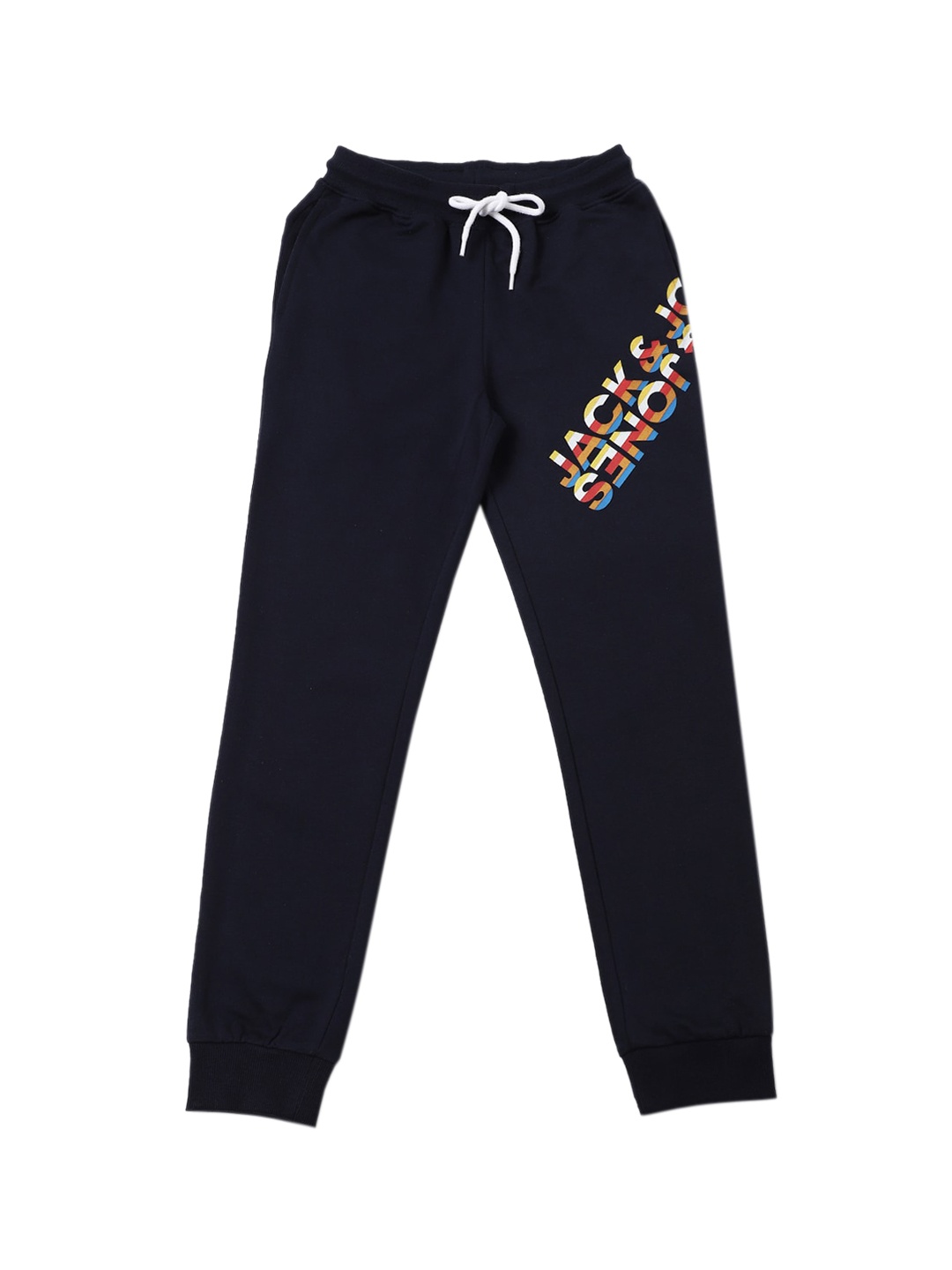 

Jack & Jones Boys Blue Printed Track Pants