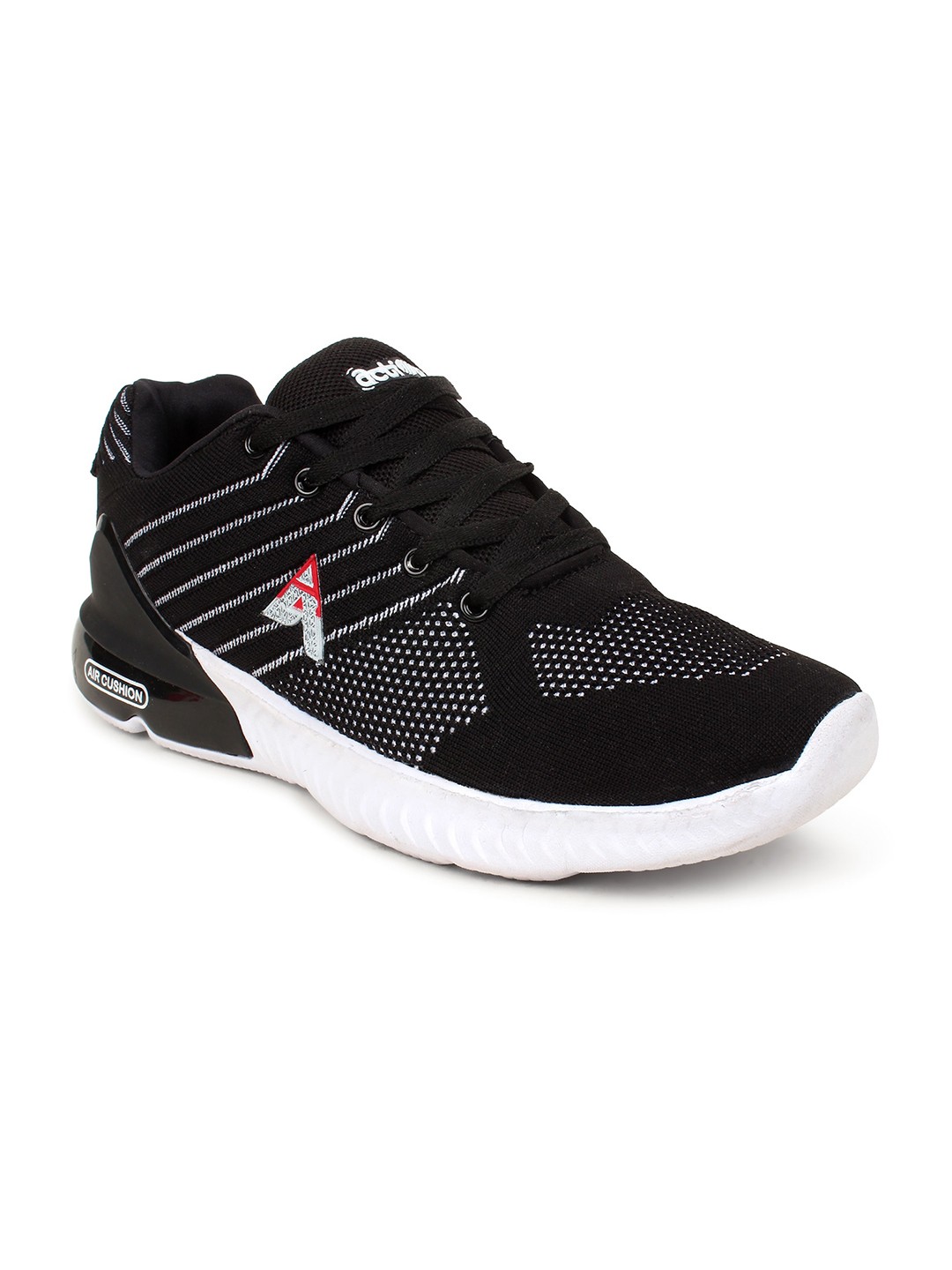 

Action Men Black & White Running Sports Shoes