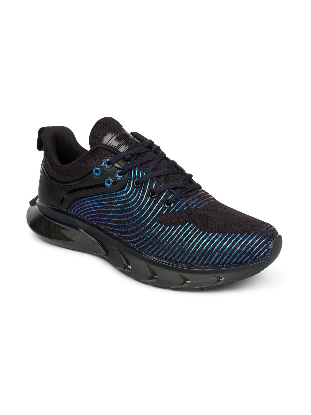 

Action Men Black & Blue Athleo Mesh Running Non-Marking Shoes