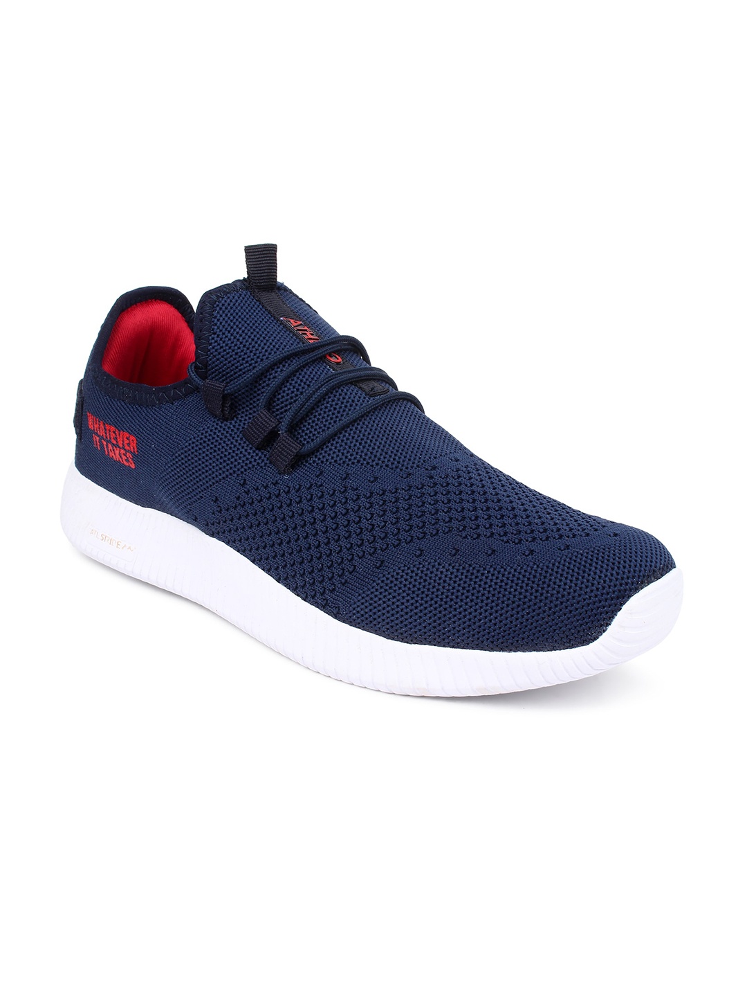 

Action Men Navy Blue Mesh Running Non-Marking Athleo ATG-169 Shoes
