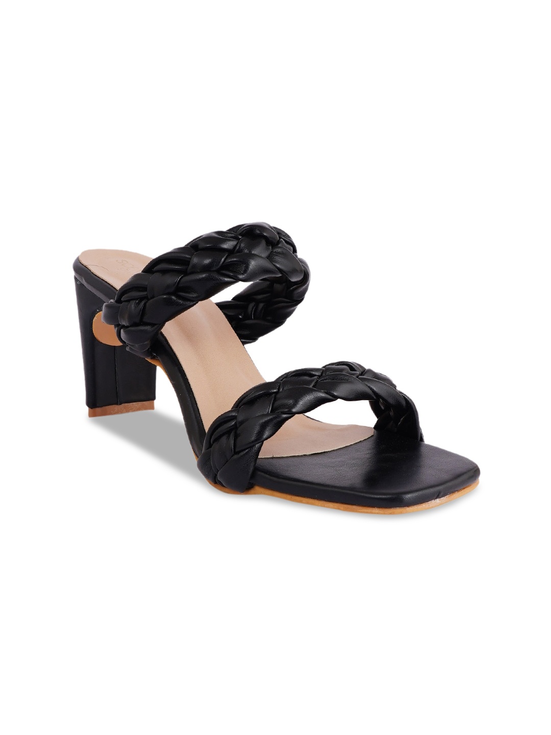 

SCENTRA Women Black Block Sandals