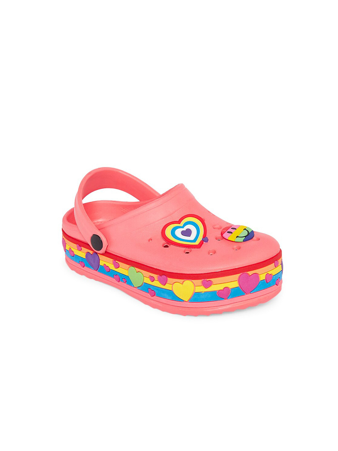 

Pantaloons Junior Girls Coral Printed Clogs