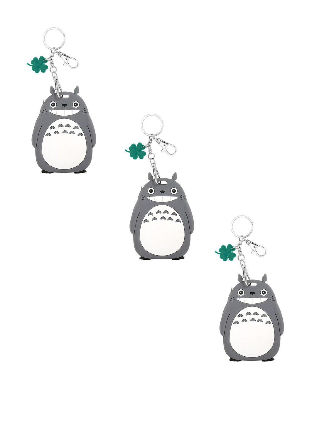 

POKORY Set Of 3 Kids Grey Keychains