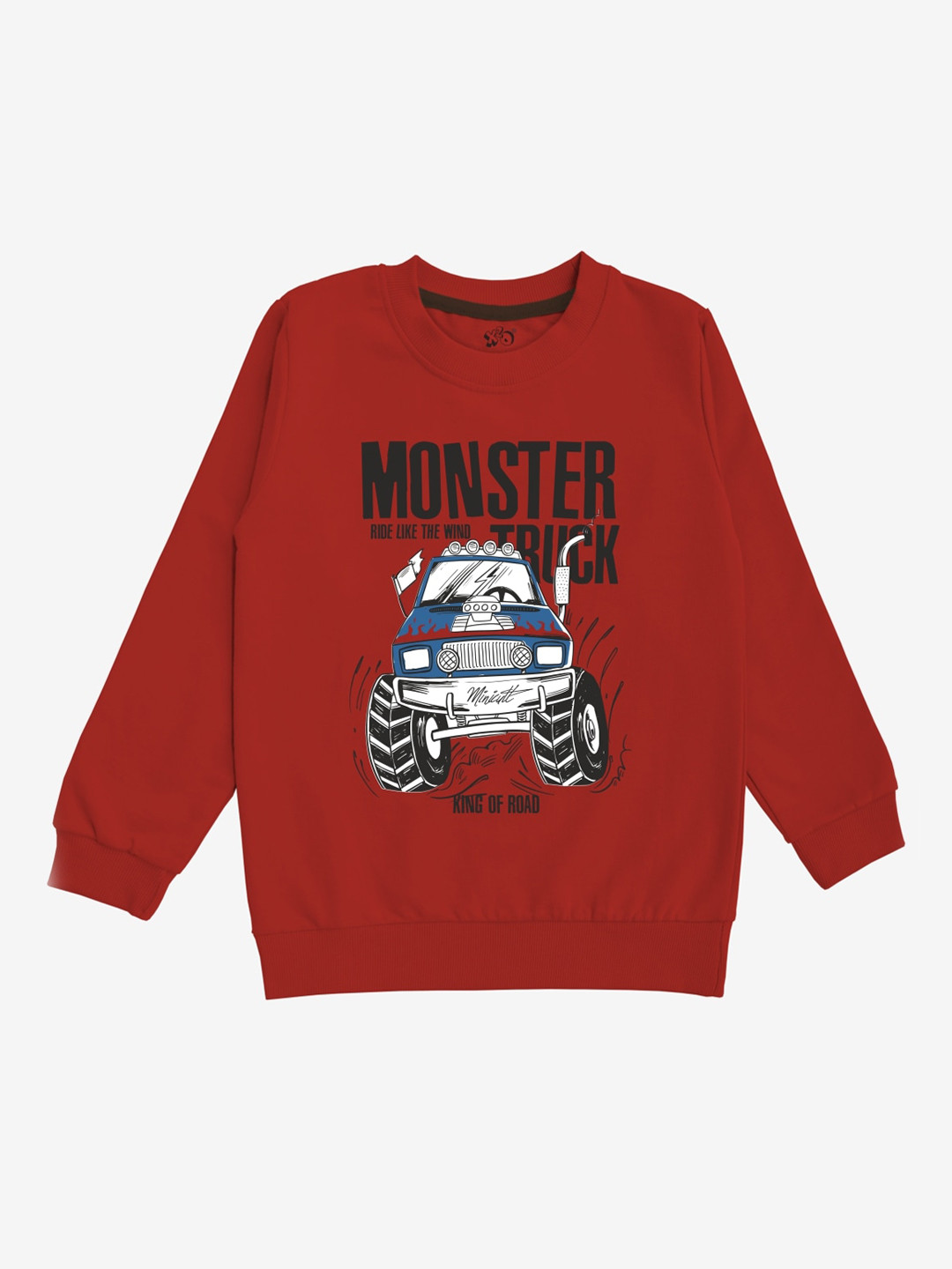 

x2o Kids Black & Red Printed Sweatshirt