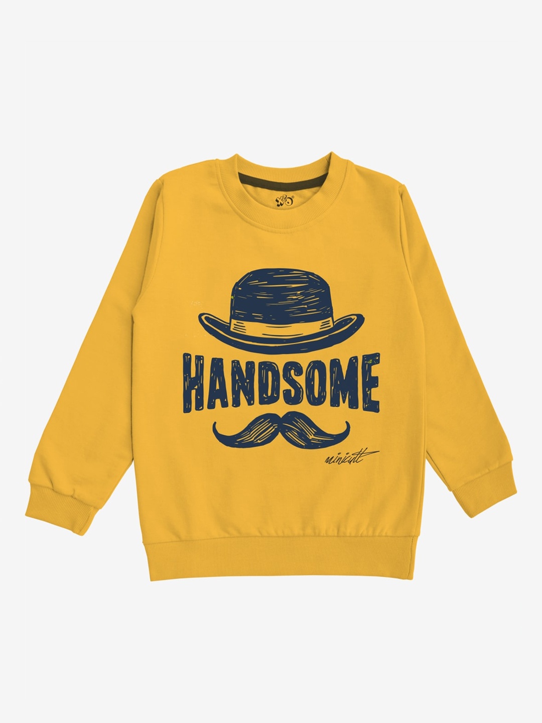 

x2o Unisex Kids Yellow Printed Sweatshirt