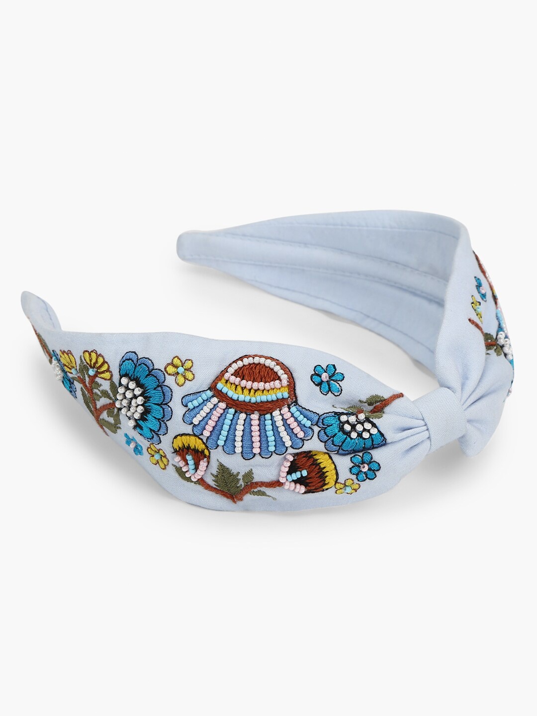 

DEEBACO Women Blue & Blue Embellished Hairband