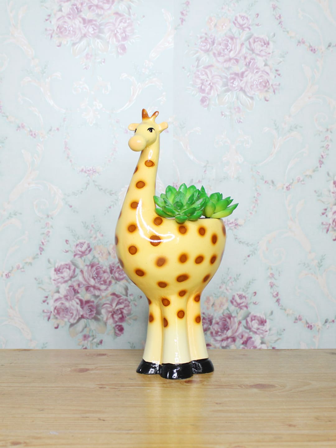 

Wonderland Yellow Big Giraffe Planter