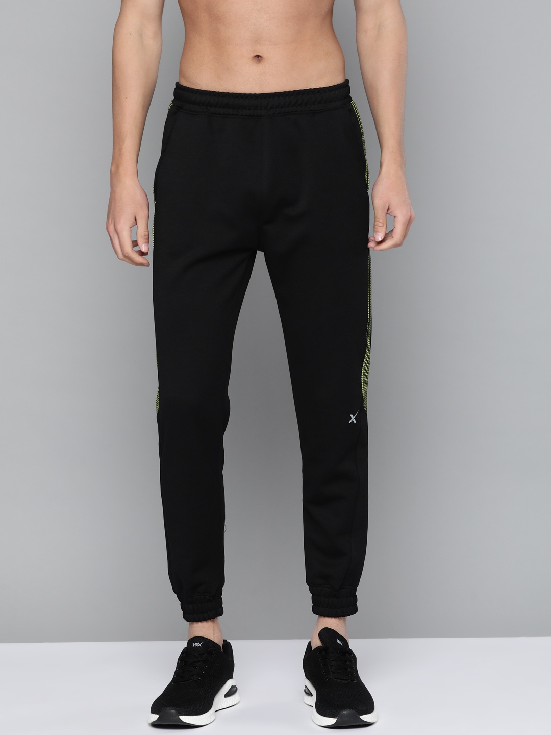 

HRX By Hrithik Roshan Running Men Jet Black Rapid-Dry Joggers