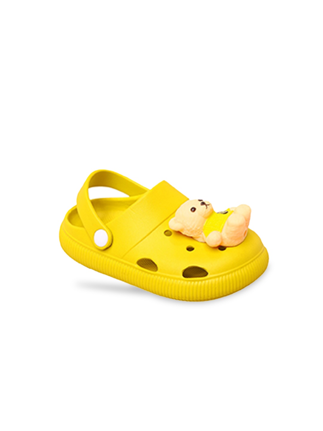 

Yellow Bee Kids Yellow Teddy Bear Clogs