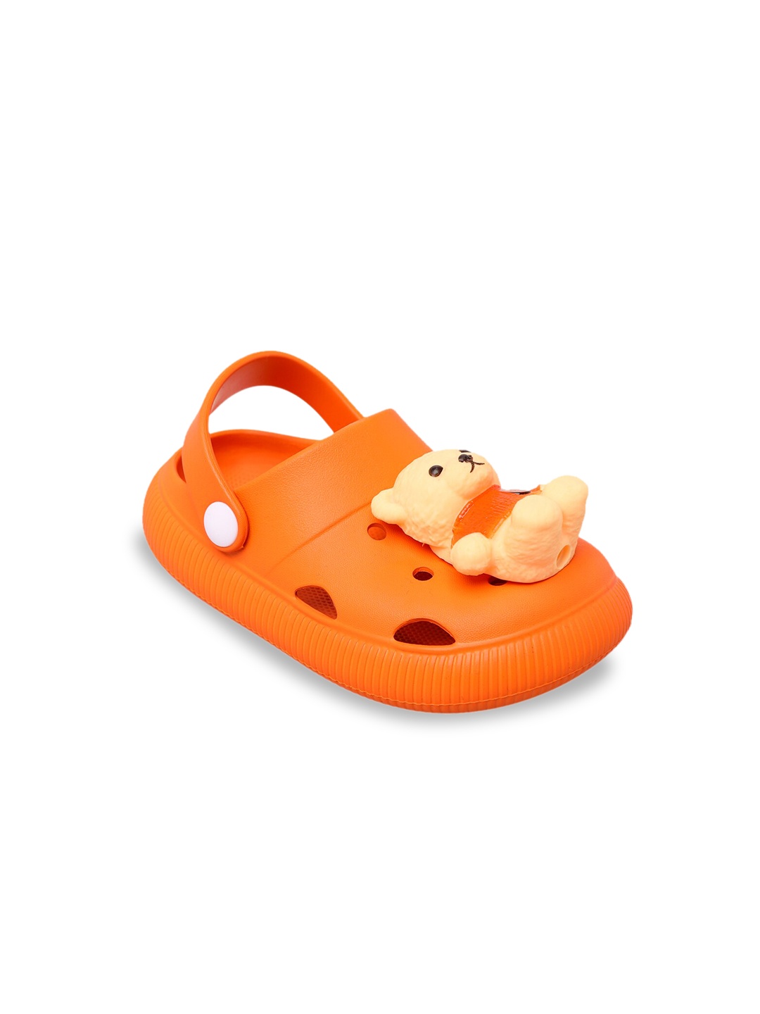 

Yellow Bee Kids Orange & Yellow Teddy Bear Clogs