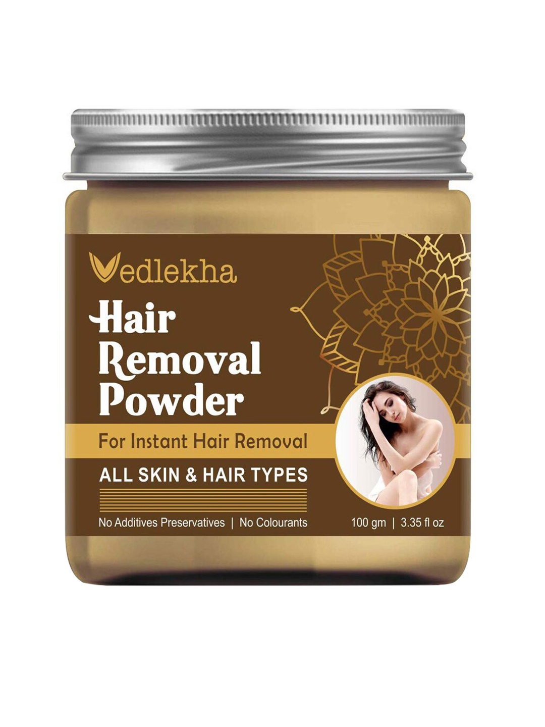 

Vedlekha Hair Removal Powder- 100 gm, Brown