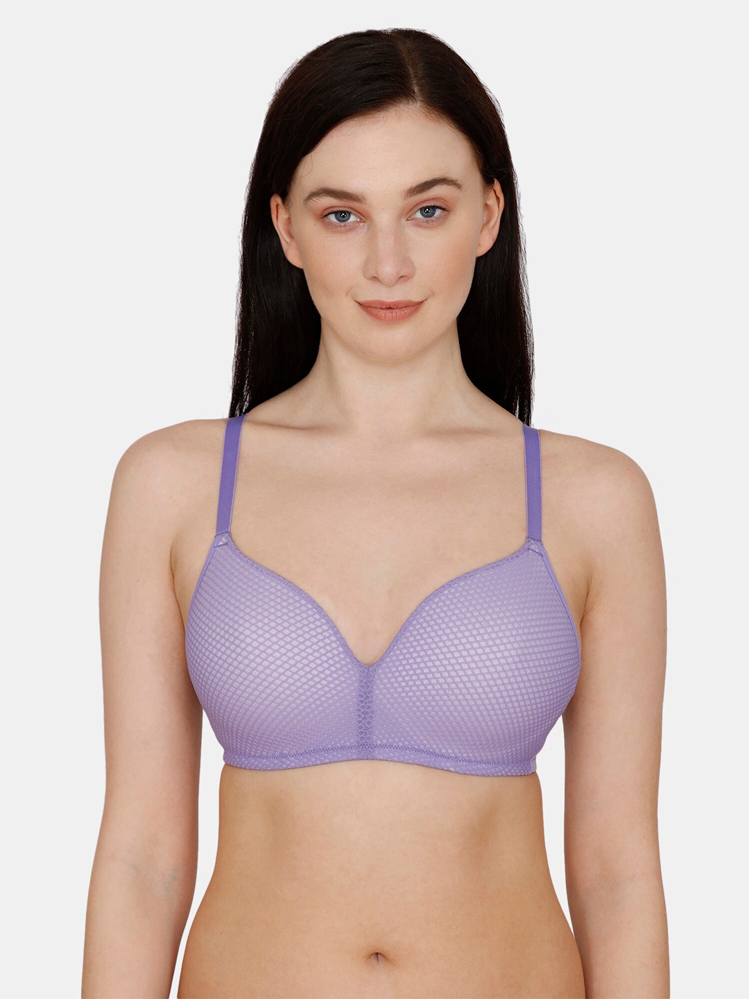 

Zivame Women Purple Lightly Padded T-shirt Bra- ZI10T9FASHEPURP