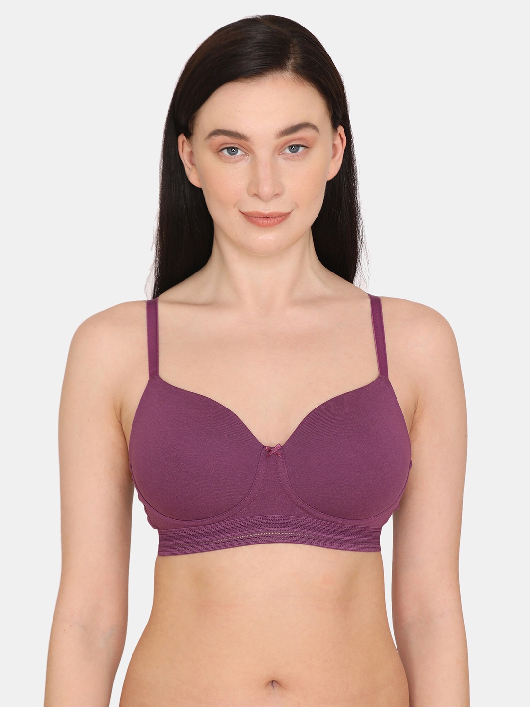 

Zivame Purple T-shirt Bra Lightly Padded
