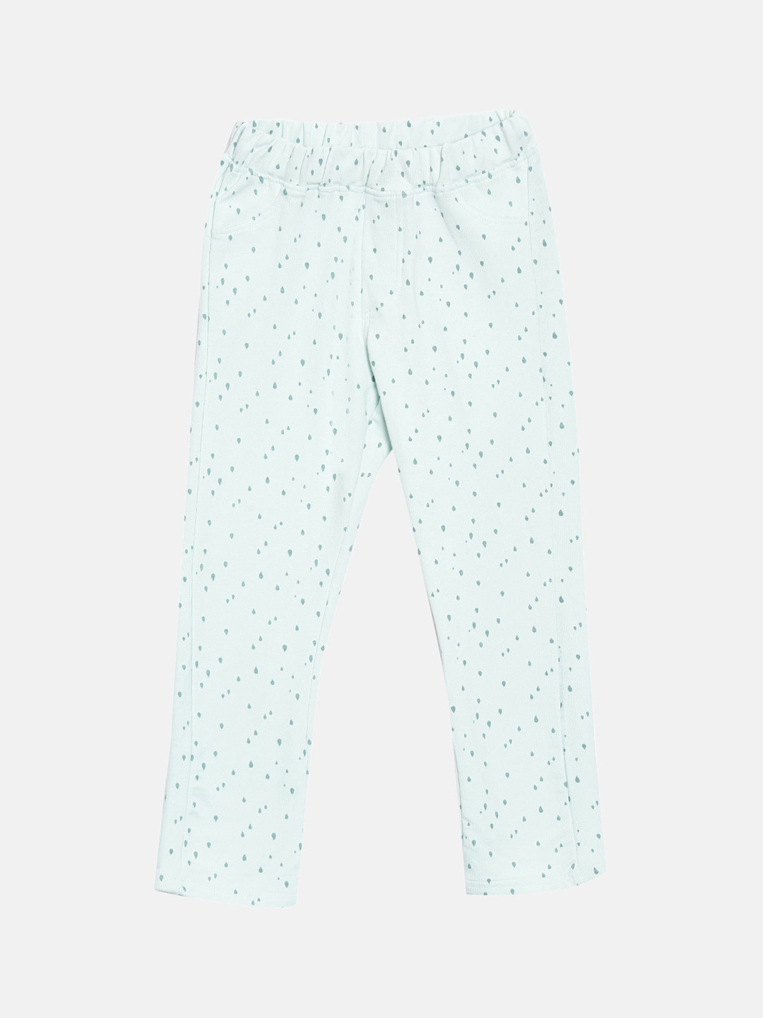 

Kryptic Girls Blue Conversational Printed Pure Cotton Track Pants
