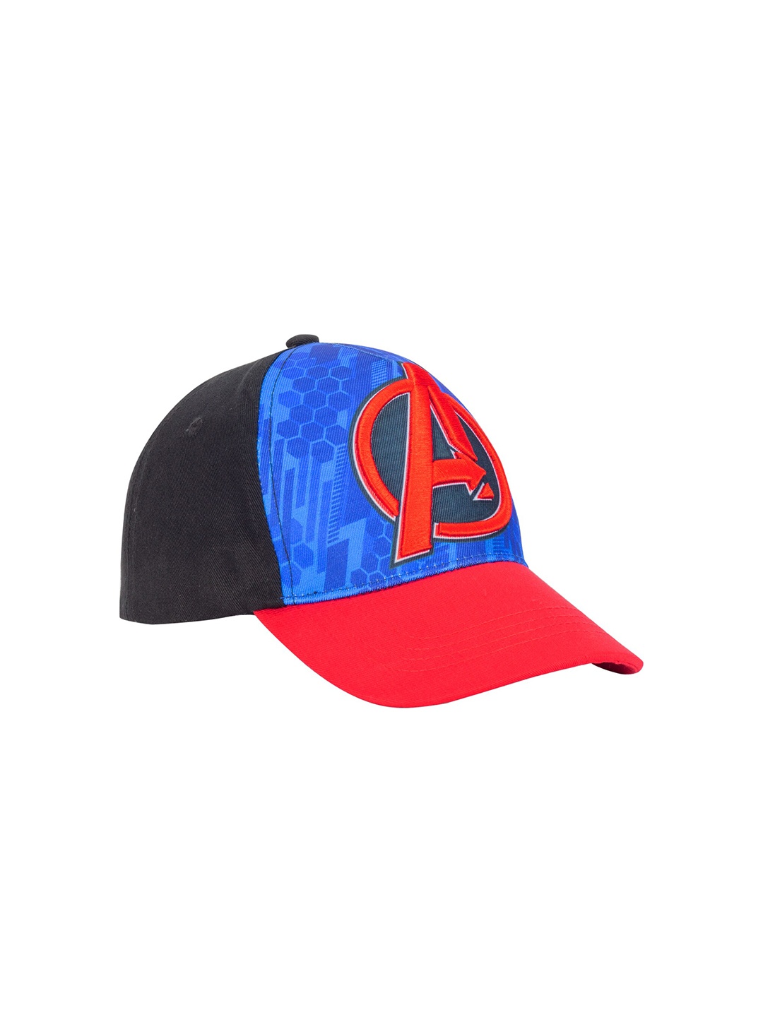 

Marvel Boys Blue & Red Avenger Printed Cotton Baseball Cap