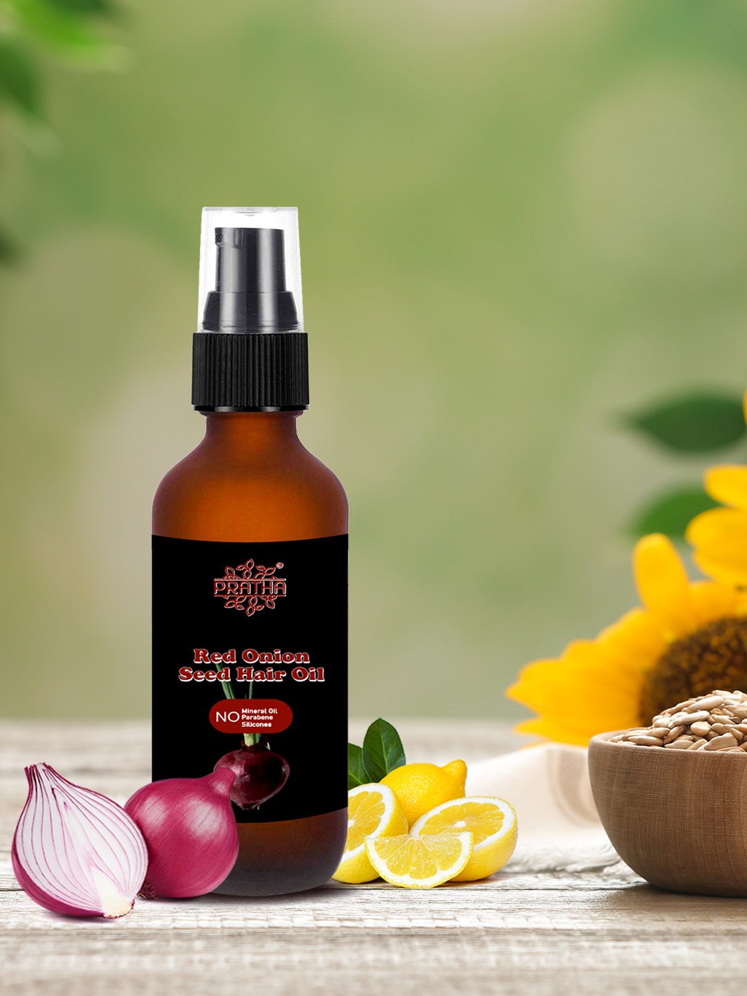 

Pratha Red Onion Seed Hair Oil 100 ml, Brown