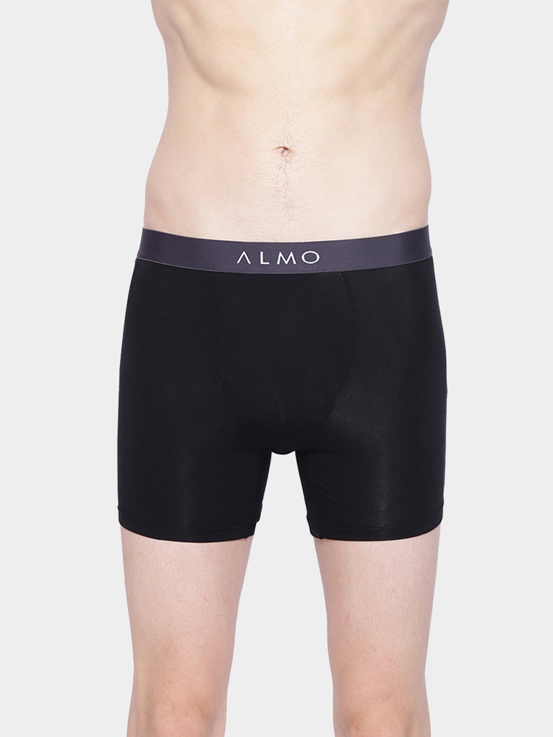 

Almo Wear Men Grey Dario Dark Micro Modal Boxer Brief-MM401-BB-103