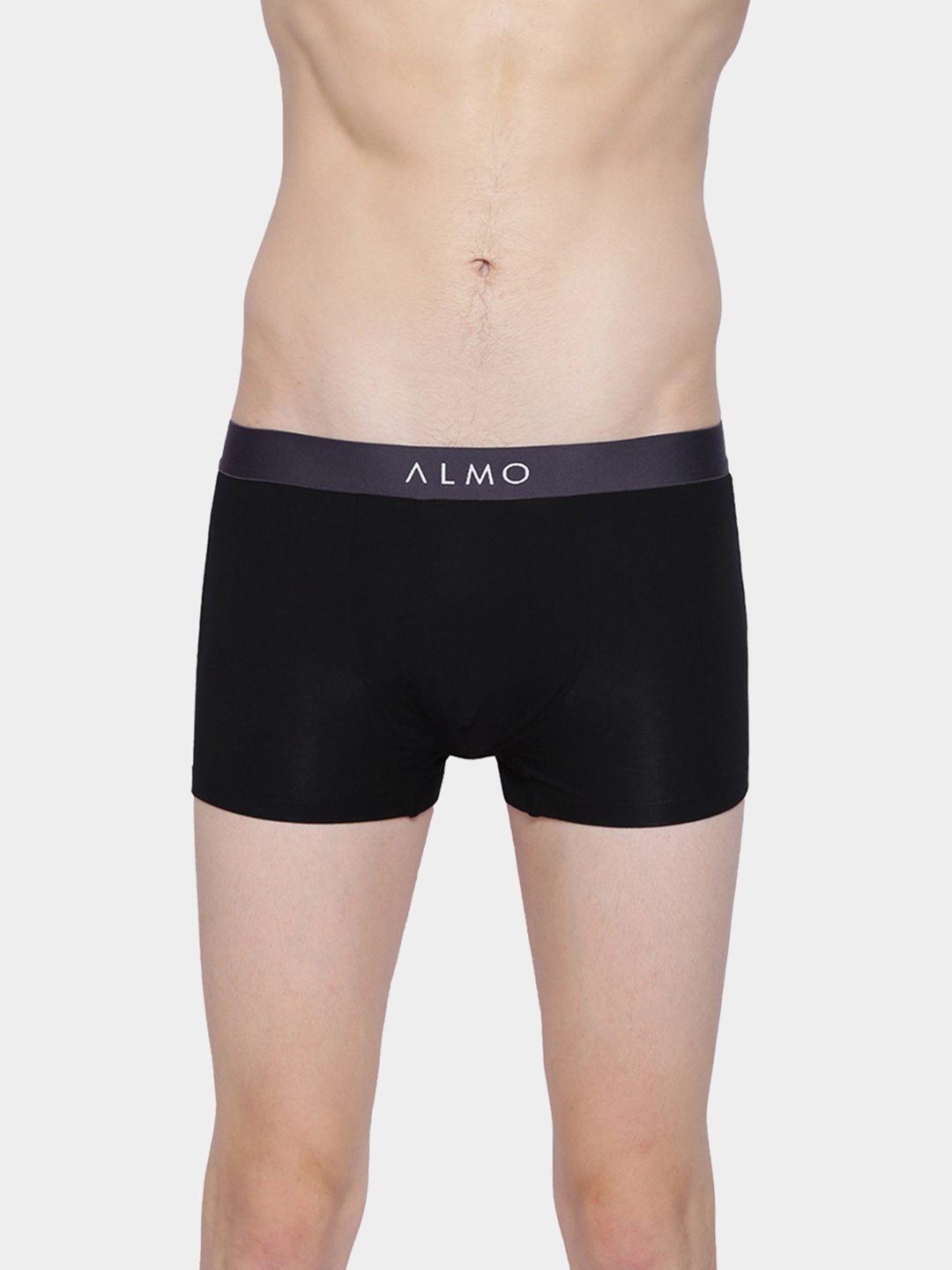 

Almo Wear Men Black Solid Anti -Microbial Trunk - MM401-T-103