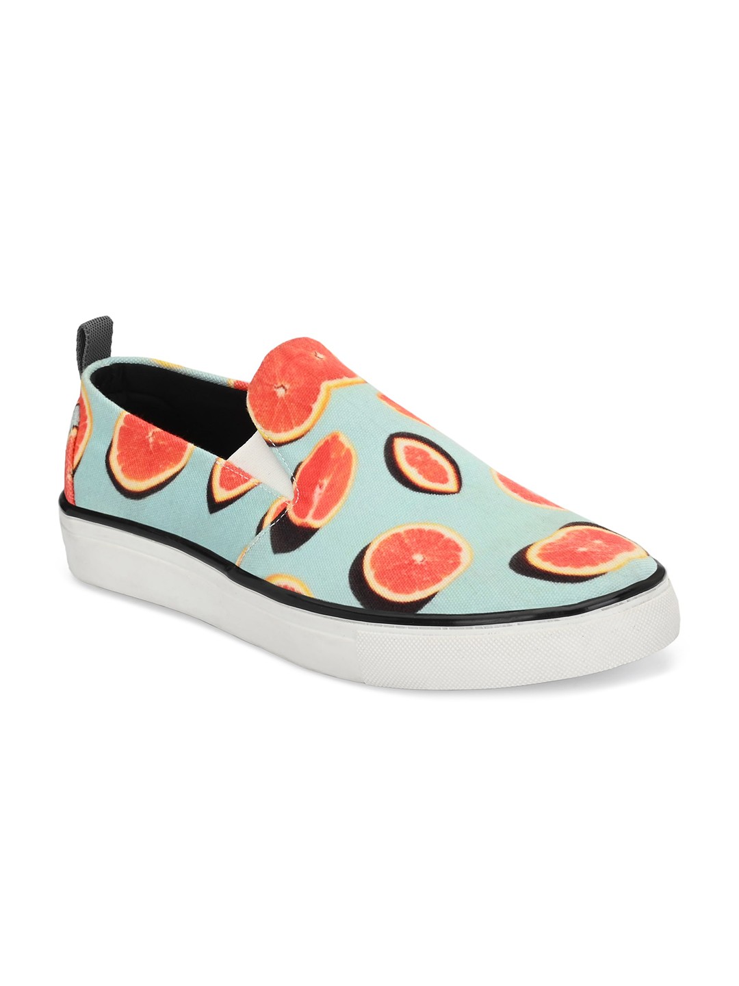 

EXTRIMOS Men Blue Printed Slip-On Sneakers