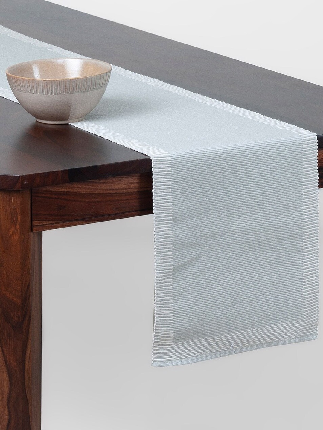 

Fabindia Unisex Grey Solid Cotton Table Runner
