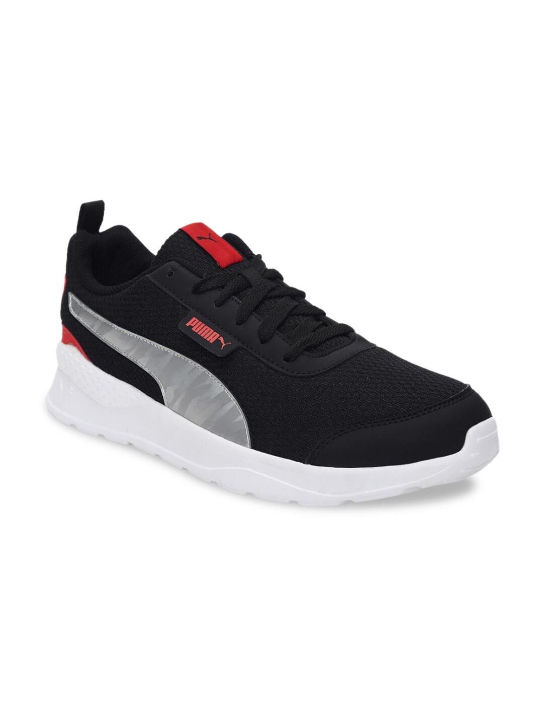

Puma Men Black Buck Solid Regular Sneakers