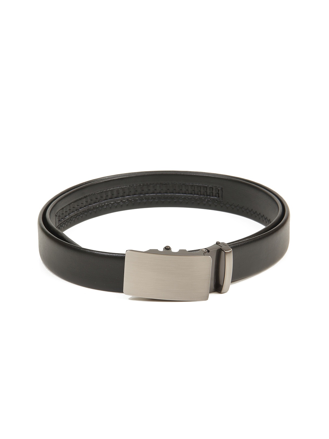 

Calvadoss Men Black Solid Magnetic No Holes Belt