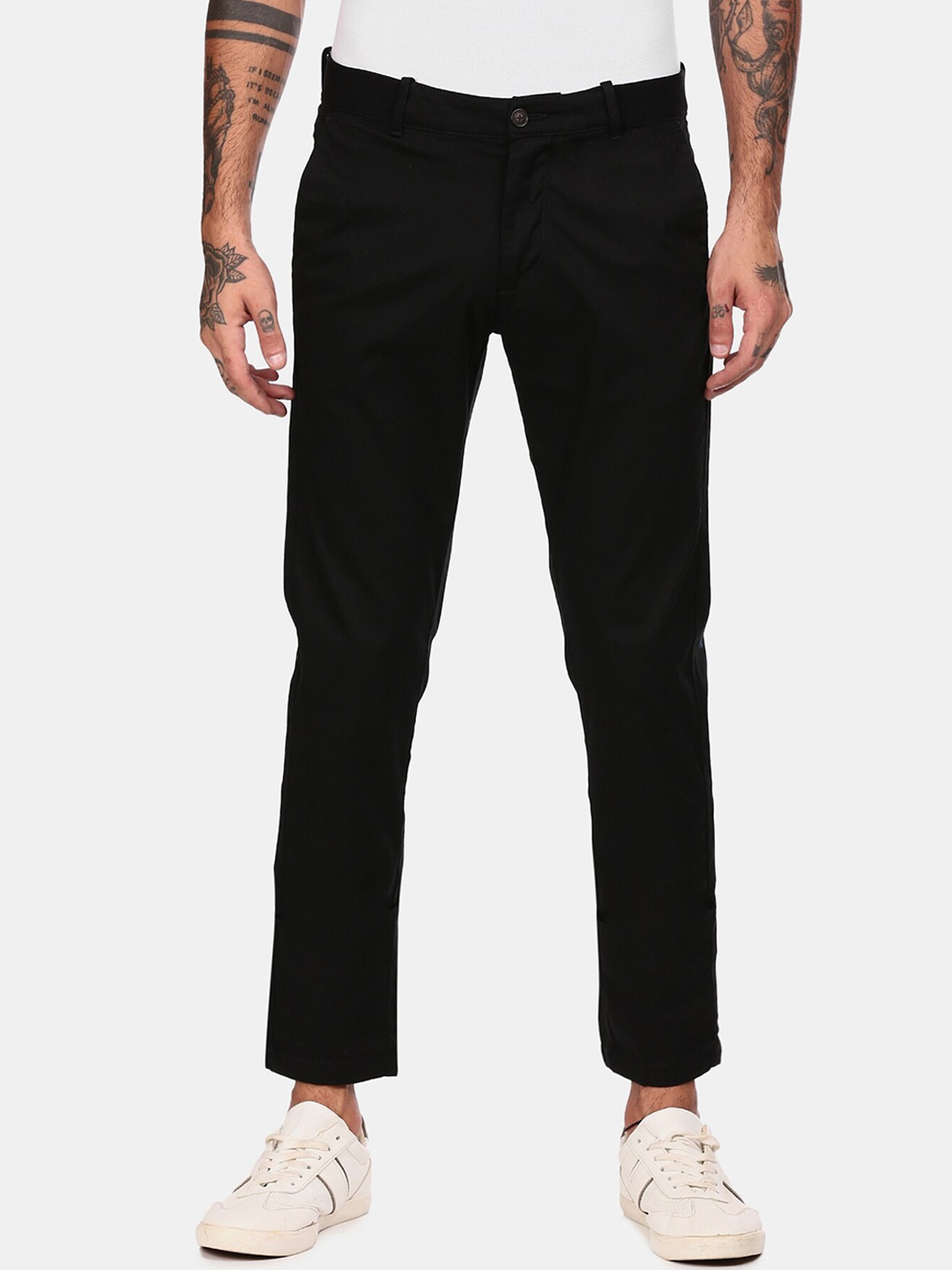 

Arrow Sport Men Black Trousers