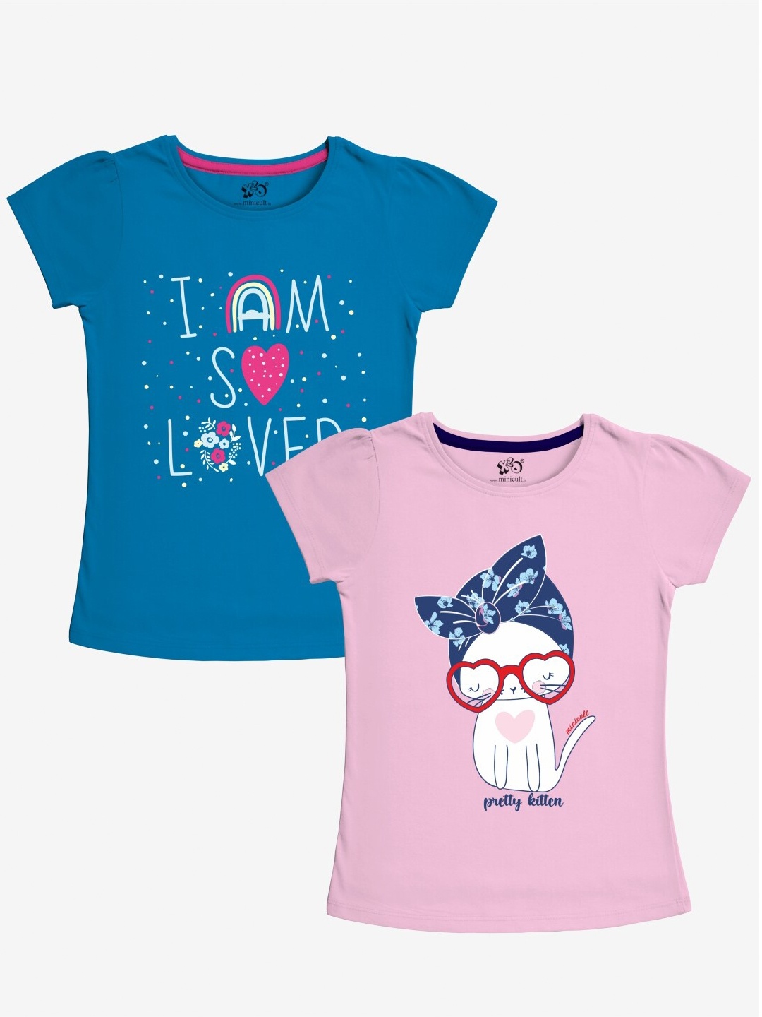 

x2o Girls Pack Of 2 T-shirts, Blue