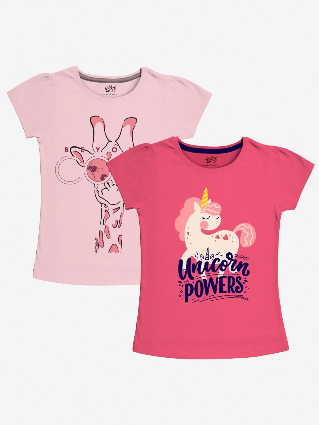

x2o Girls Pack Of 2 T-shirts, Pink