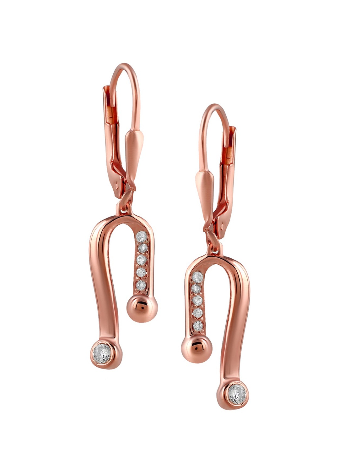 

LA SOULA Rose Contemporary Studs Earrings