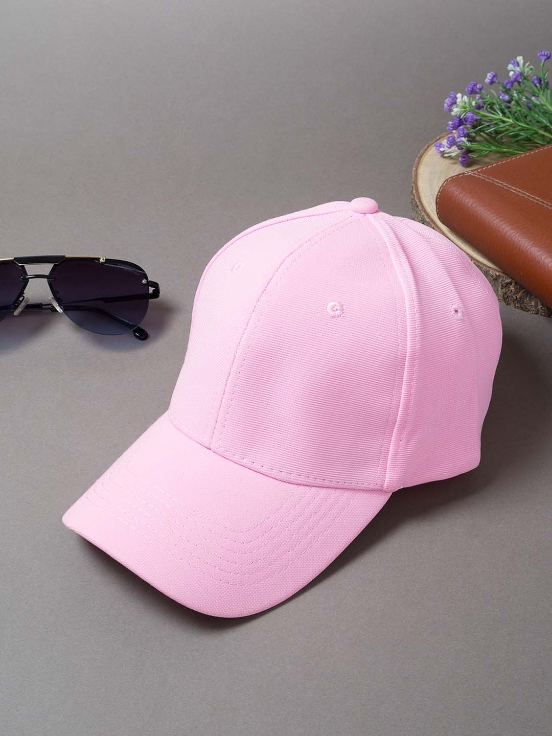 

Golden Peacock Unisex Pink Solid Baseball Cap