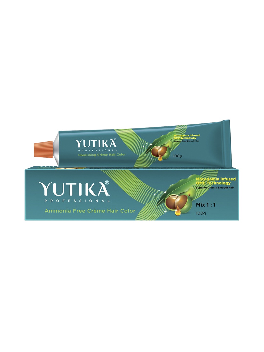 

YUTIKA Golden Brown 4.3 Professional Creme Hair Color 100gm