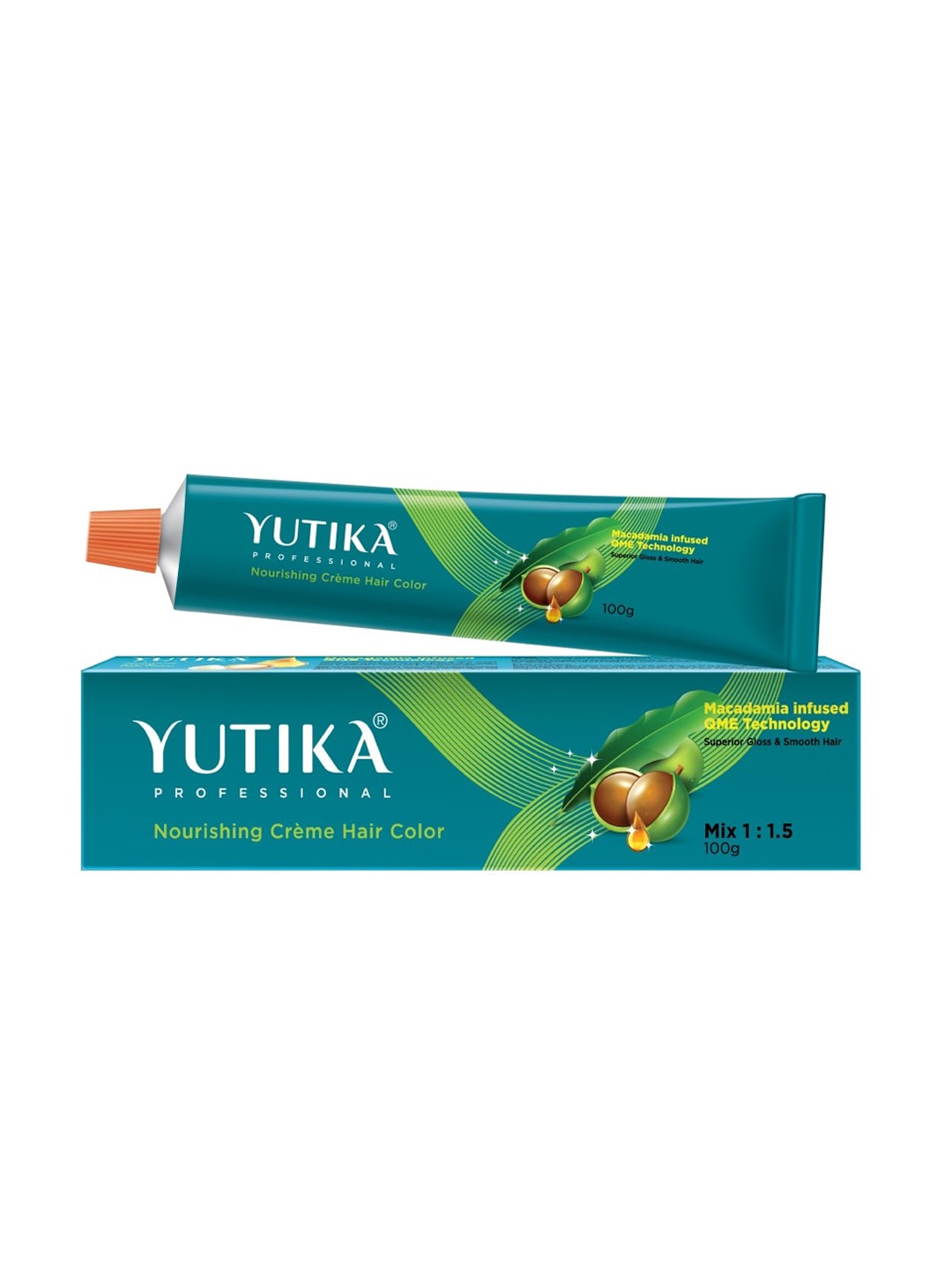 

YUTIKA Professional Creme Hair Color Light Blonde 8.0-100 gm, Gold