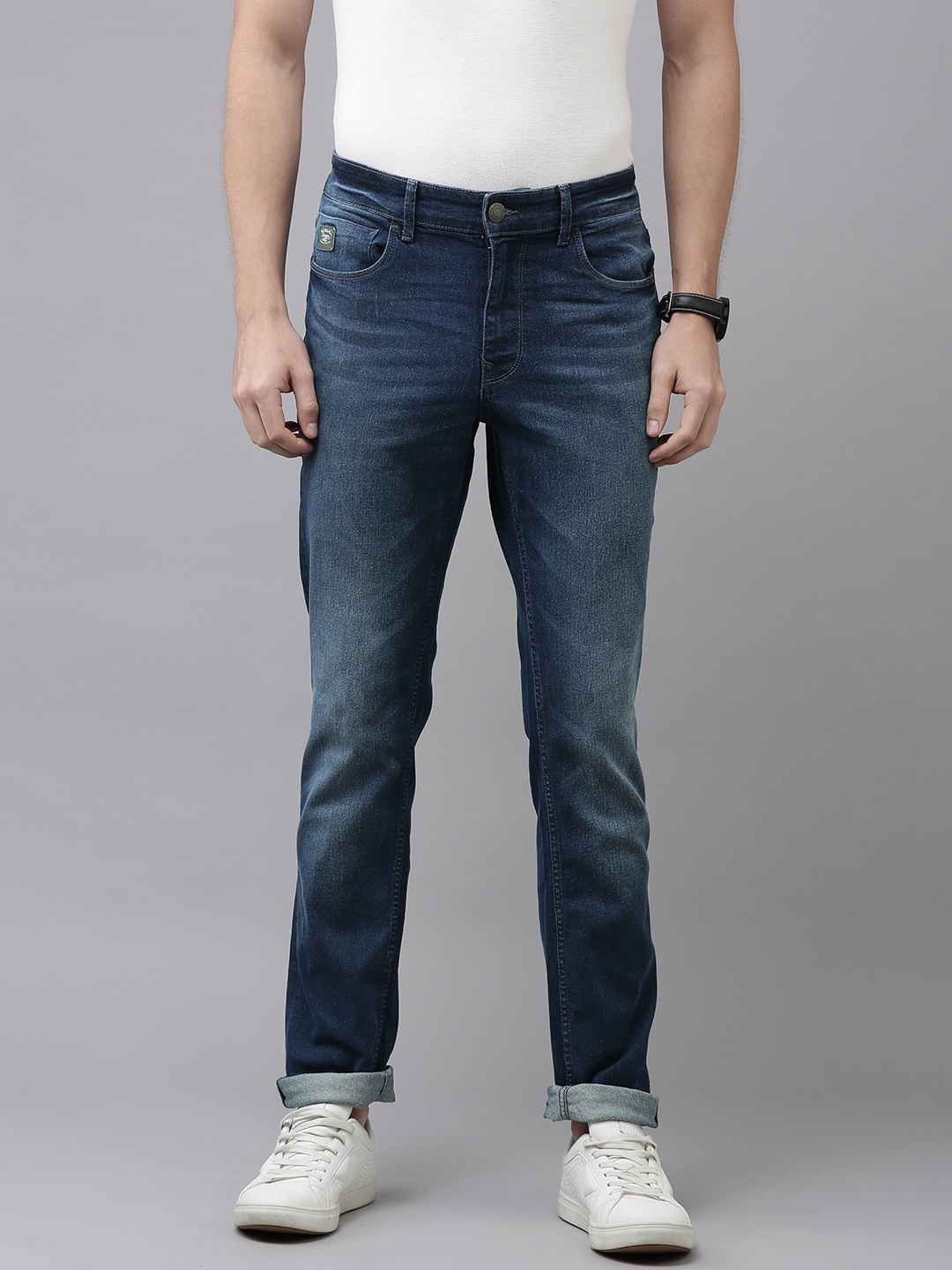 

U.S. Polo Assn. Denim Co. Men Blue Skinny Fit Light Fade Stretchable Jeans