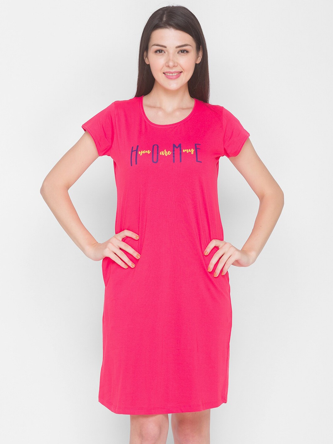 

AV2 Women Red Short Nightdress