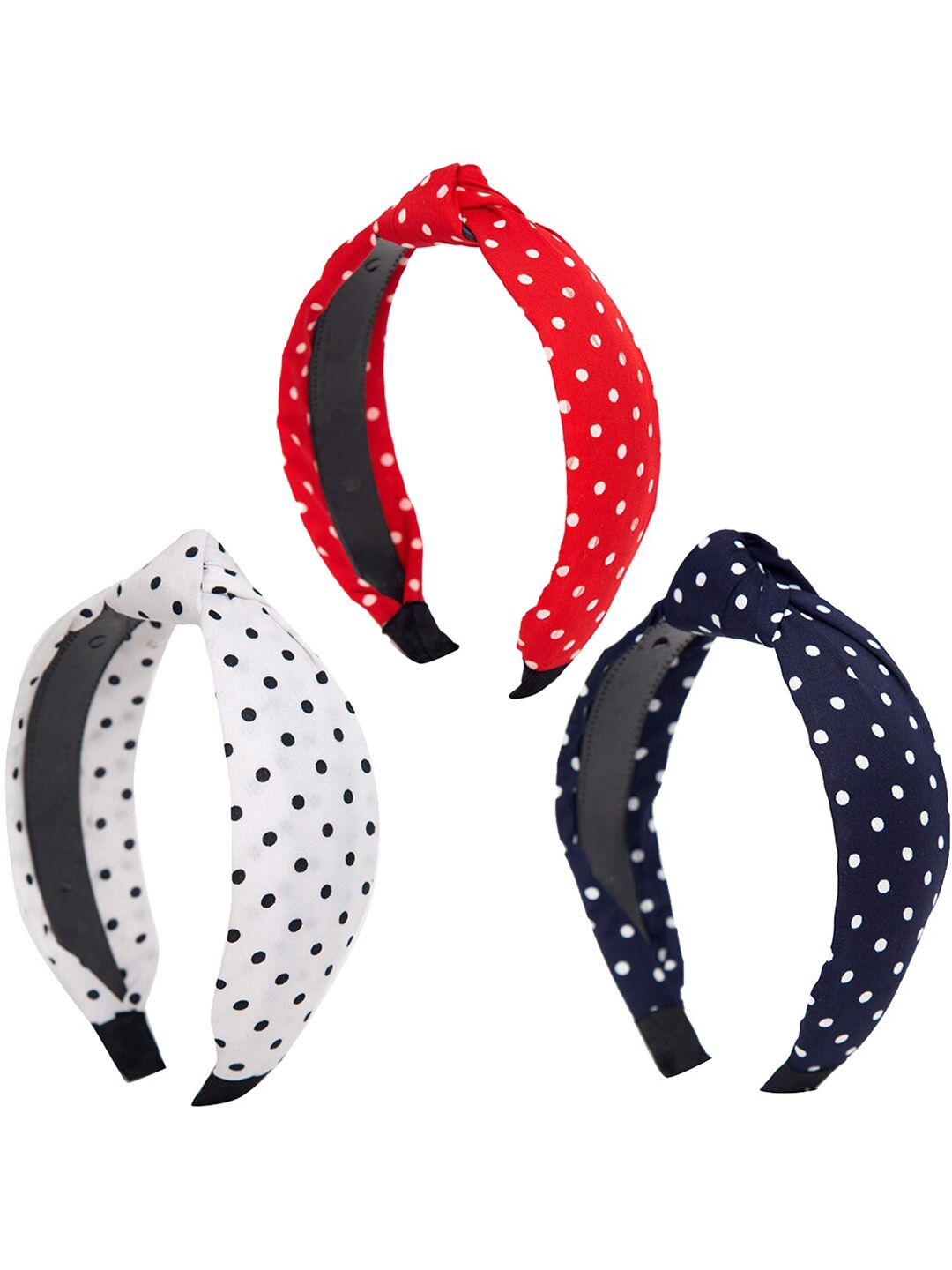 

YouBella Women Set of 3 Printed Hairband, Blue