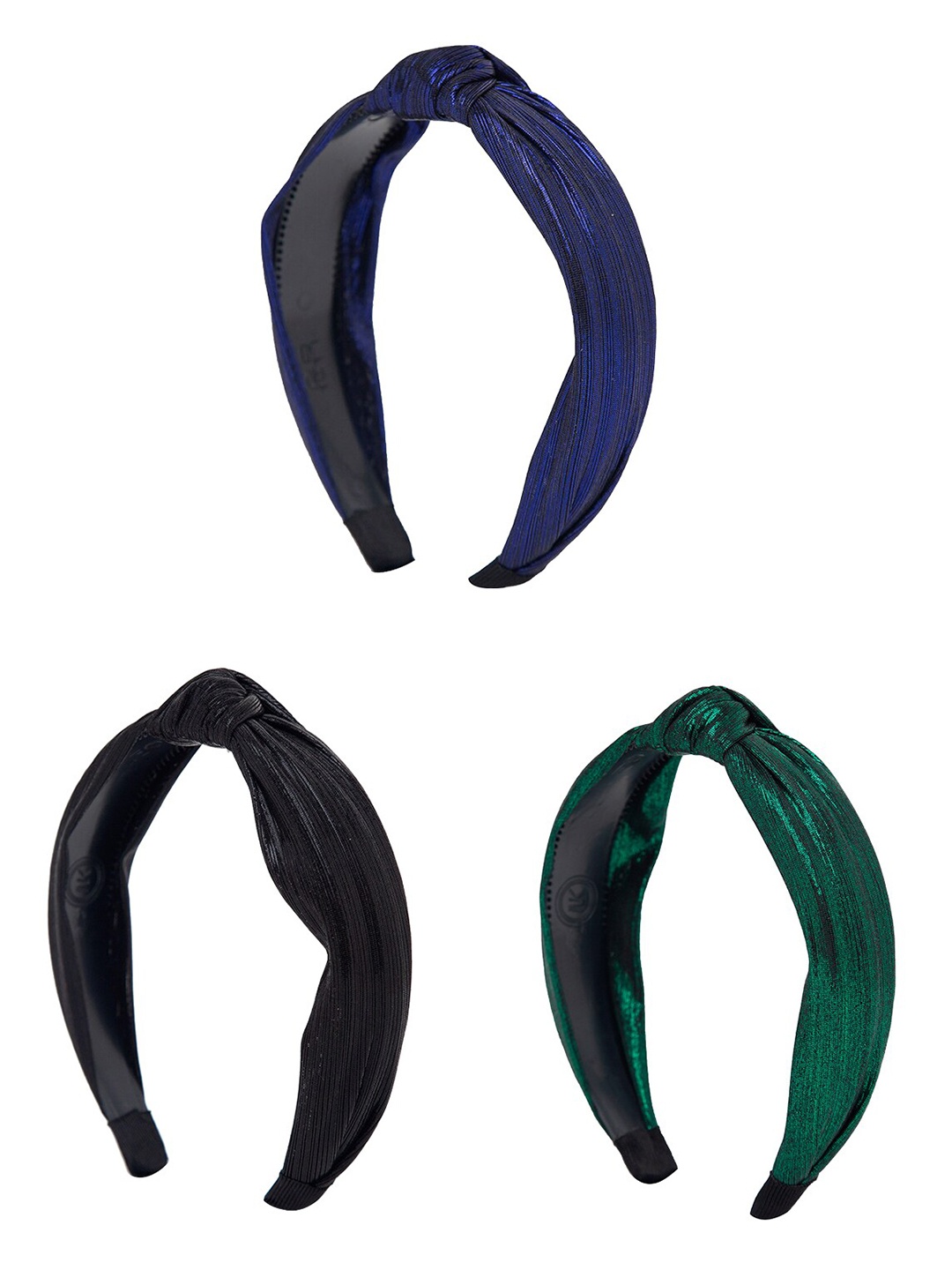 

YouBella Women Set of 3 Hairband, Black