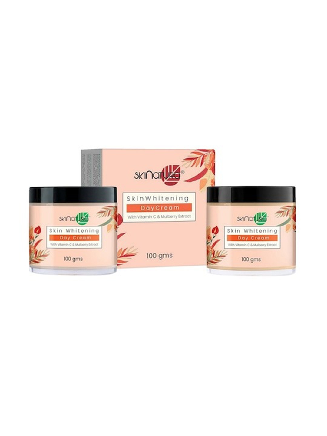 

Skinatura Set of 2 Skin Whitening Vitamin-C & Mulberry Extract Day Creams - 100 gm Each, Peach