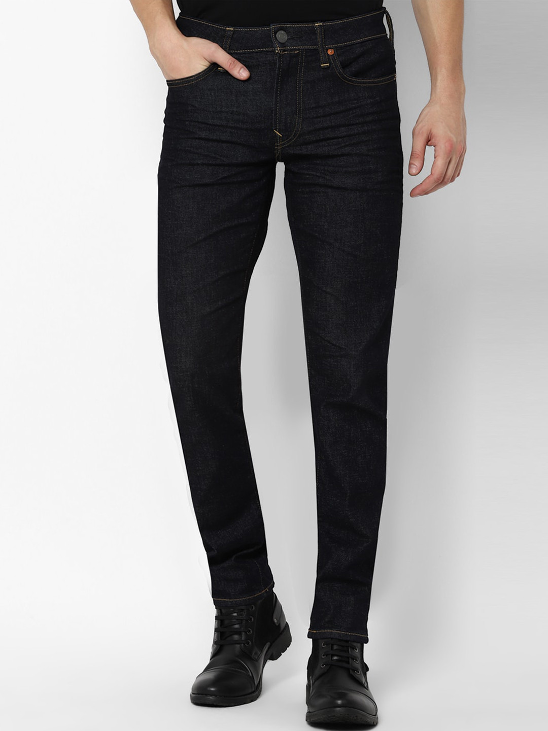 

AMERICAN EAGLE OUTFITTERS Men Black Slim Fit Stretchable Jeans