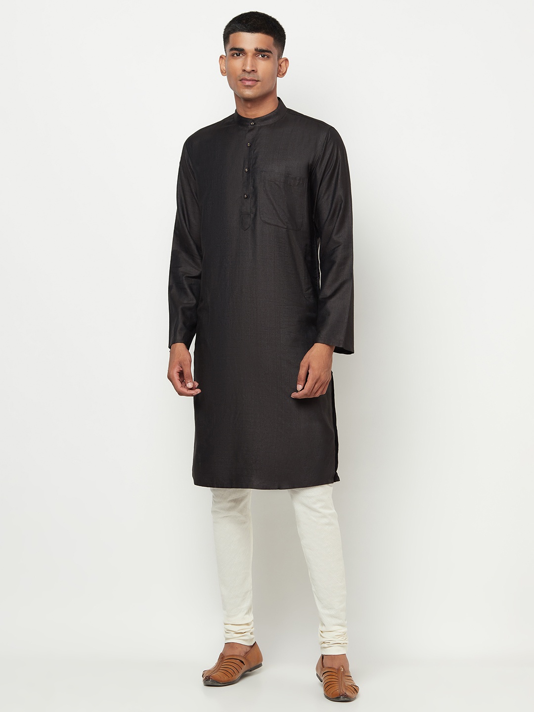 

Fabindia Men Black Kurta