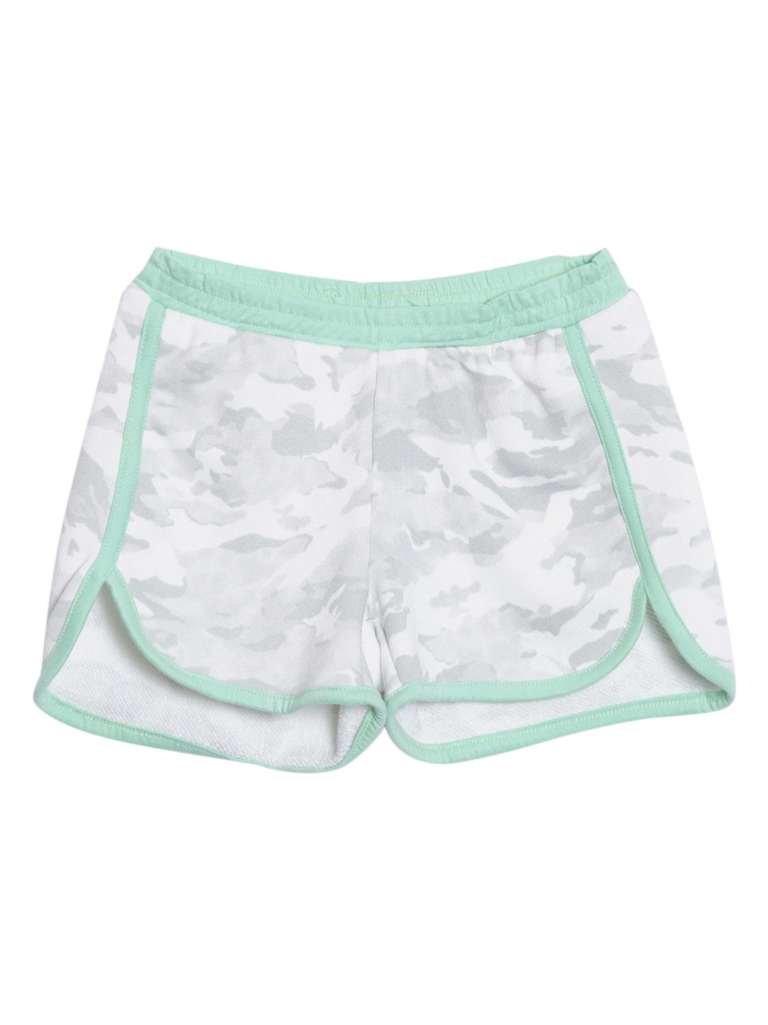 

Kryptic Girls White Printed Regular Shorts
