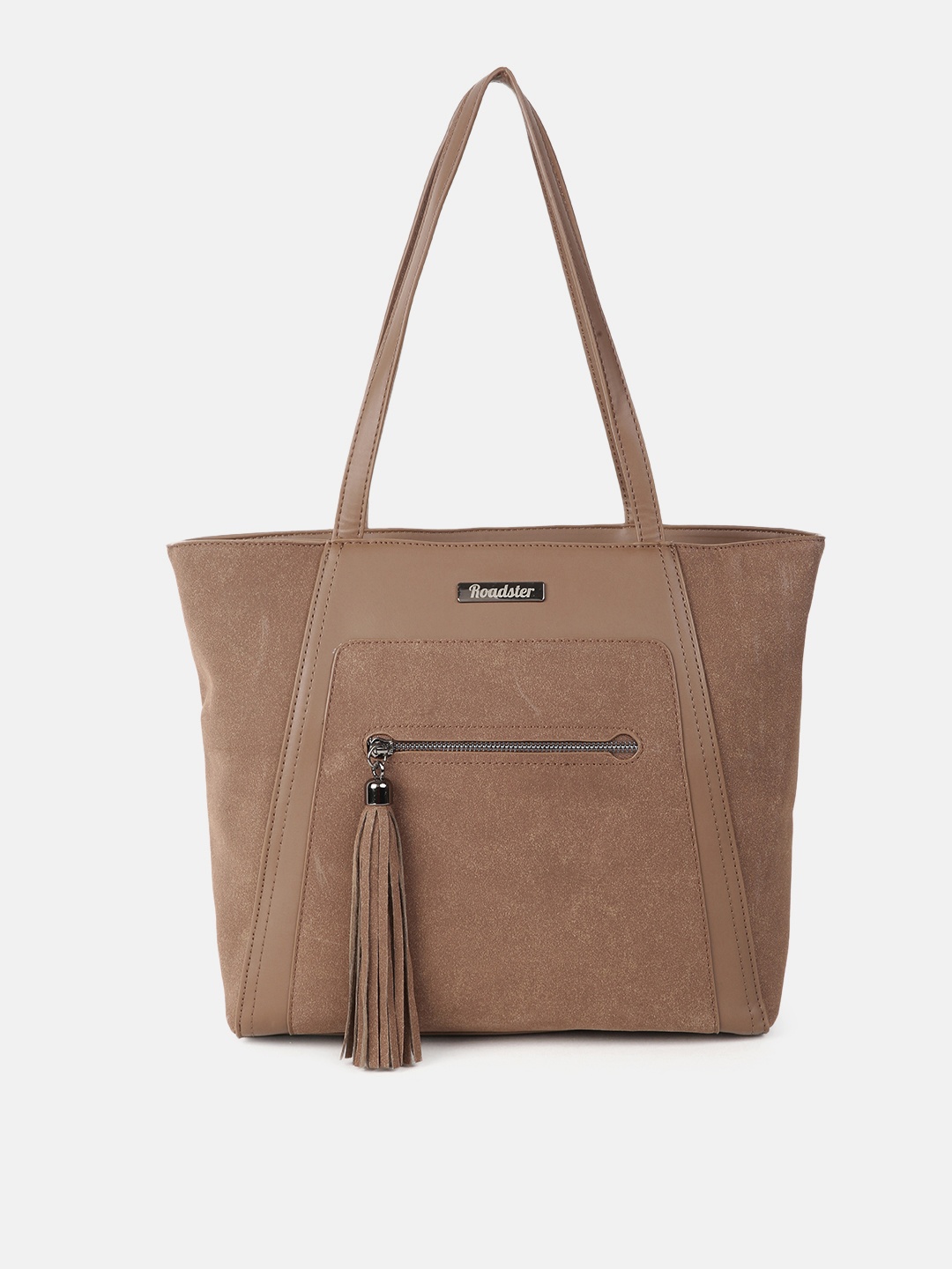 

Roadster Taupe Structured Shoulder Bag
