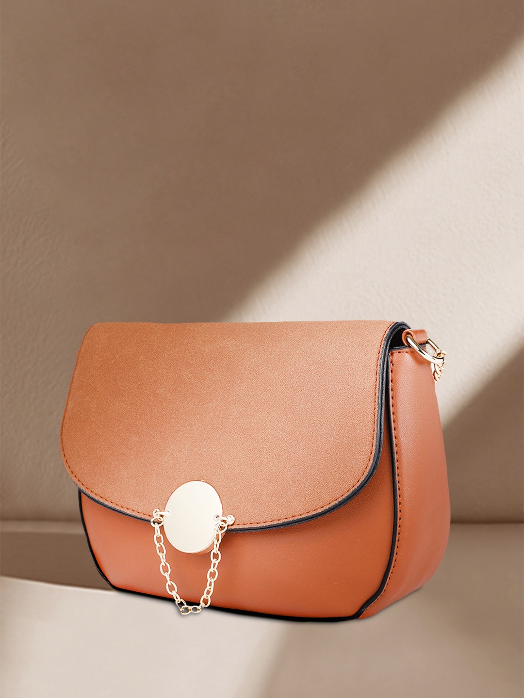 

Mast & Harbour Brown Solid Sling Bag