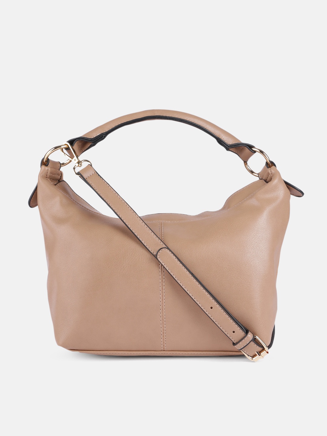 

Mast & Harbour Taupe Solid Structured Sling Bag