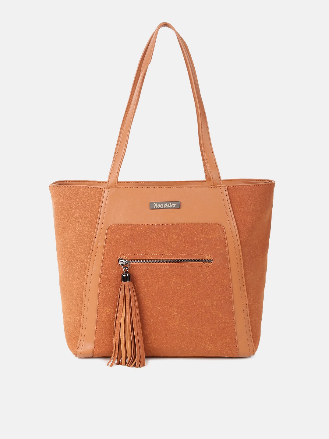 

Roadster Tan Brown Structured Shoulder Bag