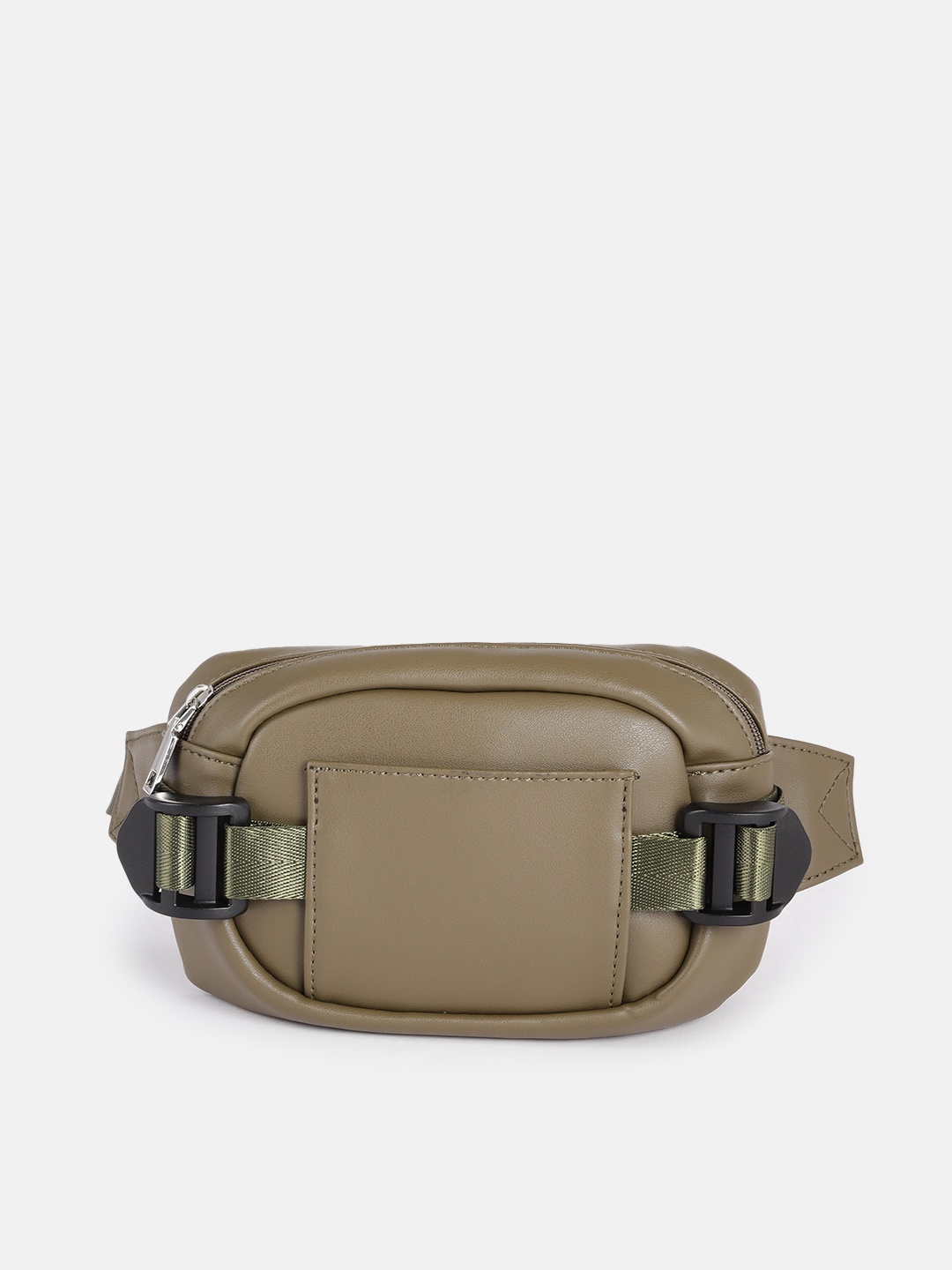 

DressBerry Women Olive Green Solid Waistpouch